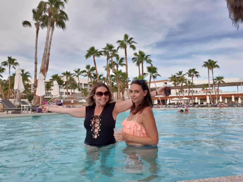 the pool at Paradisus Los Cabos