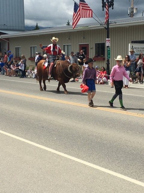 Bullrider Parade in Red Lodge Montana