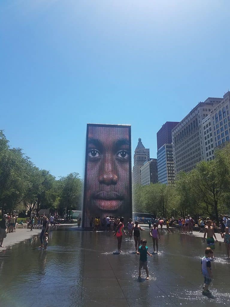 Crown Fountain in Chicago
