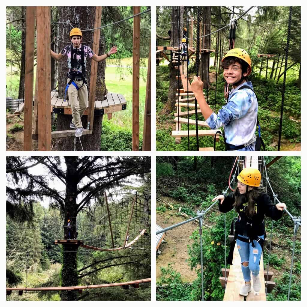 23 Reasons Families Love Salishan Resort 12 Aerial park at Salishan
