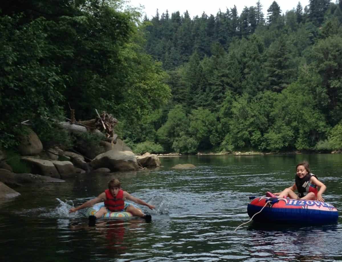 How to Float the river with kids