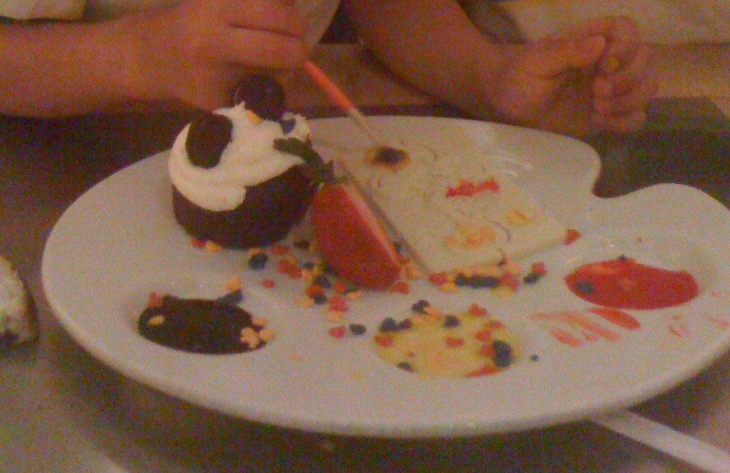 Flying Fish Cafe at Disney World 18 Flying fish puzzle dessert is one of the best desserts at Disney World