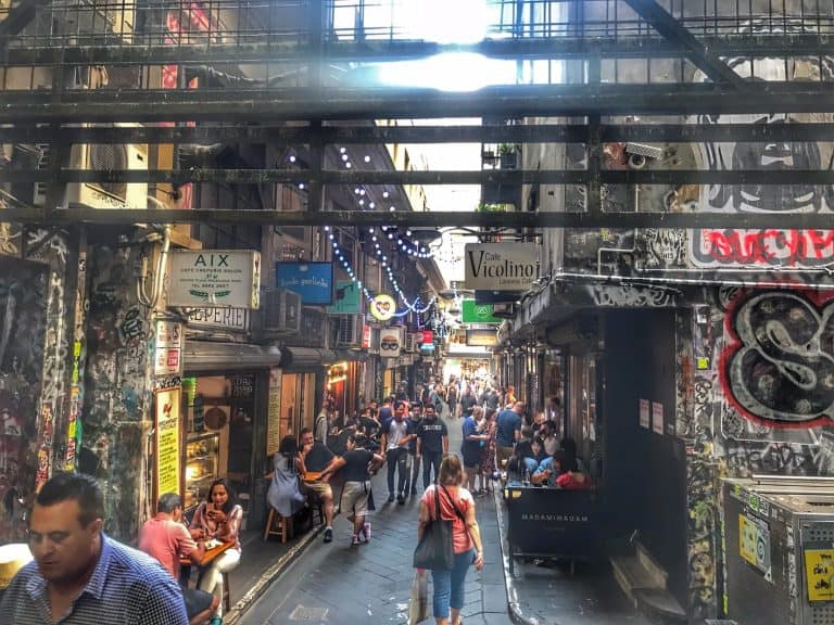 Graffiti alleys in Melbourne
