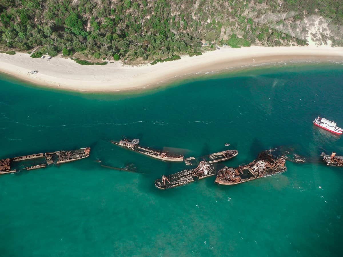 Tanglooma Island Resort Wrecks, Moreton Island, Queensland