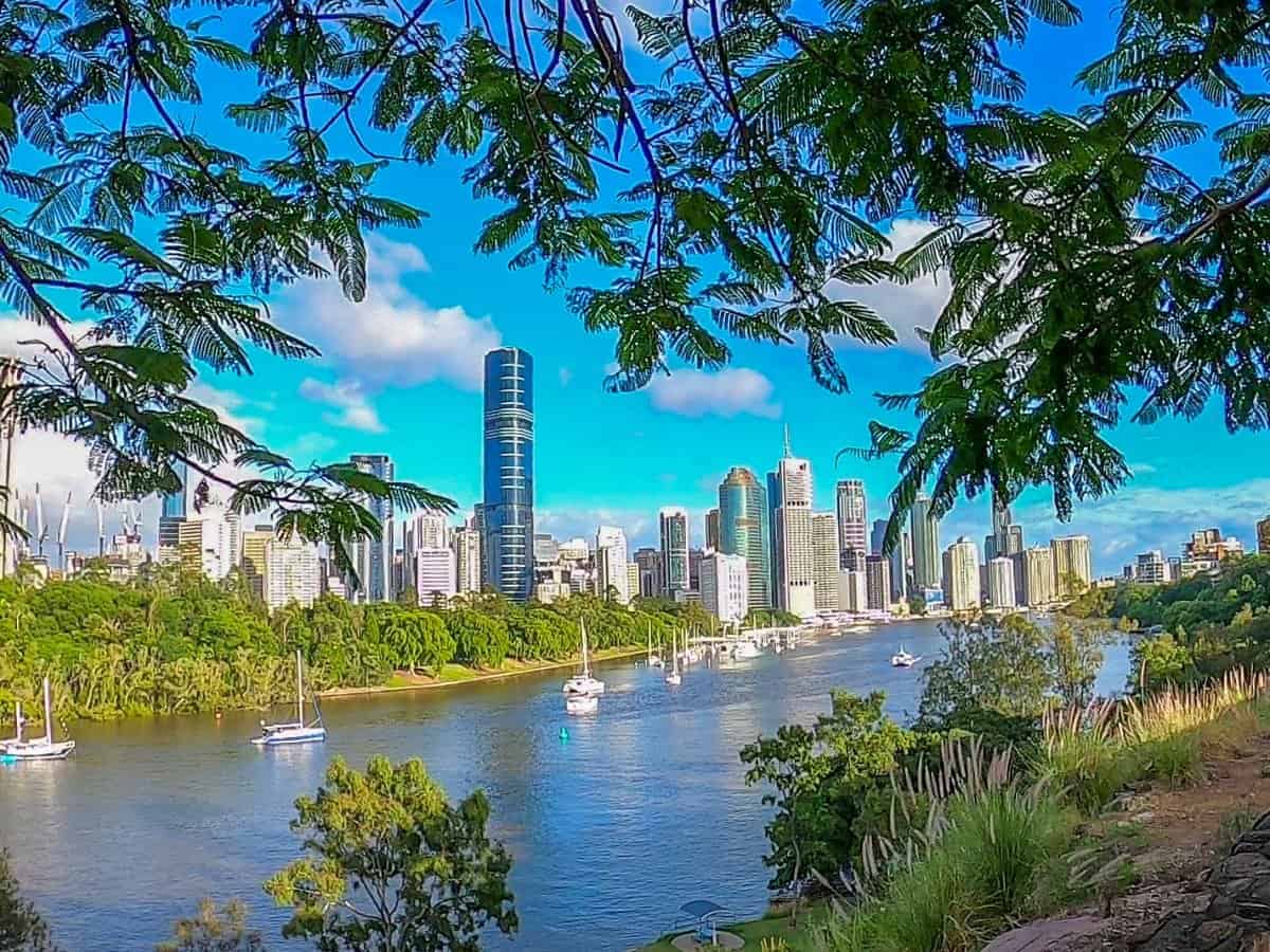 Views from Kangaroo Point Cliffs, Brisbane Queensland