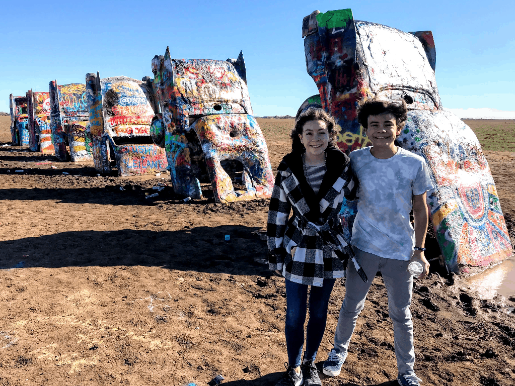 Cadillac Ranch Route 66 attraction in Amarillo